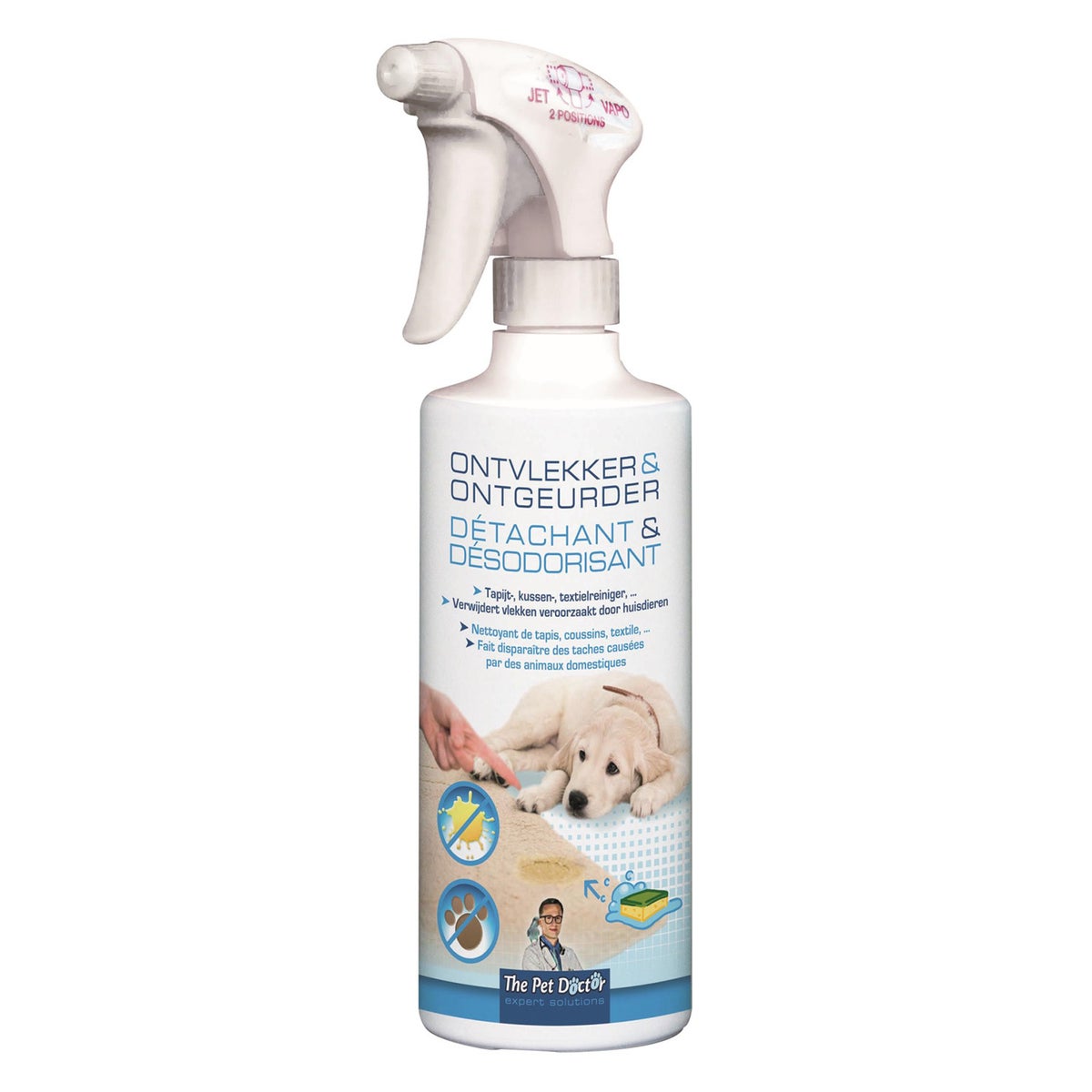 Ontvlekker en ontgeurder 500ml pet doc Ontvlekker en ontgeurder 500ml pet doc