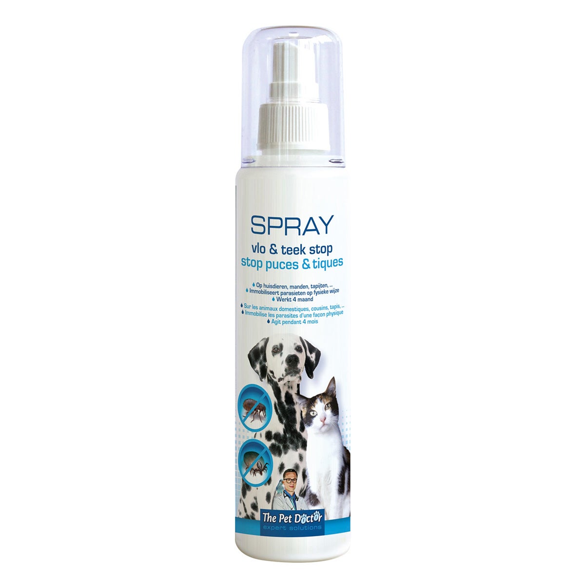 Vlo en teek stop spray 200 ml pet doc Vlo en teek stop spray 200 ml pet doc