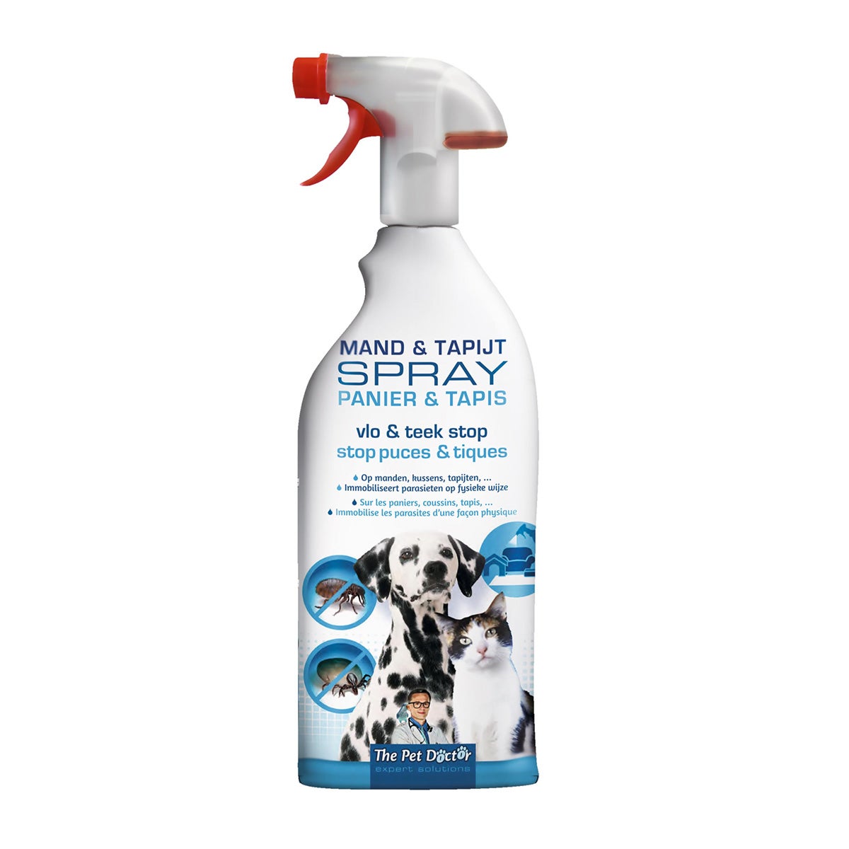 Vlo en teek tapijtspray 800 ml pet doc Vlo en teek tapijtspray 800 ml pet doc