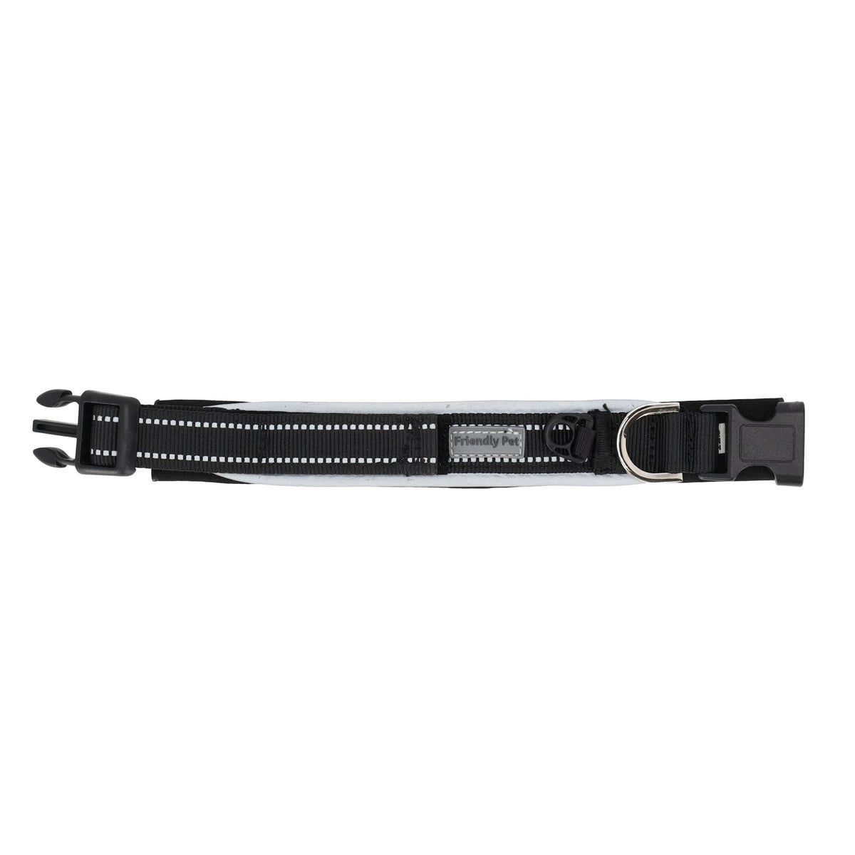 Halsband met clip zwart Halsband met clip zwart