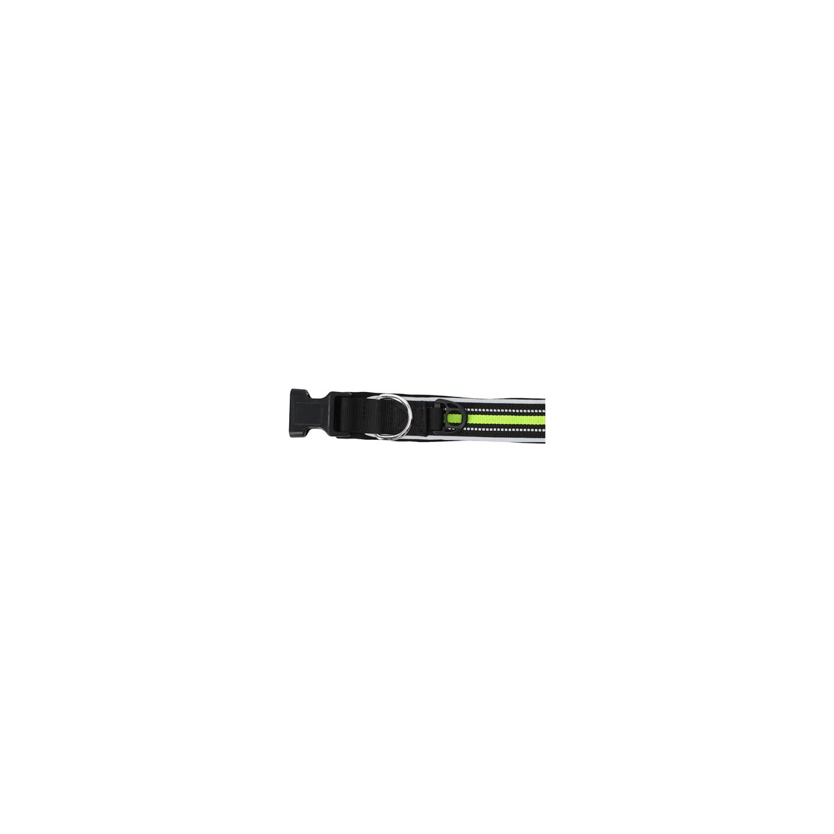 Halsband met clip zwart 30 mm x 40-47 cm FP Halsband met clip zwart 30 mm x 40-47 cm FP