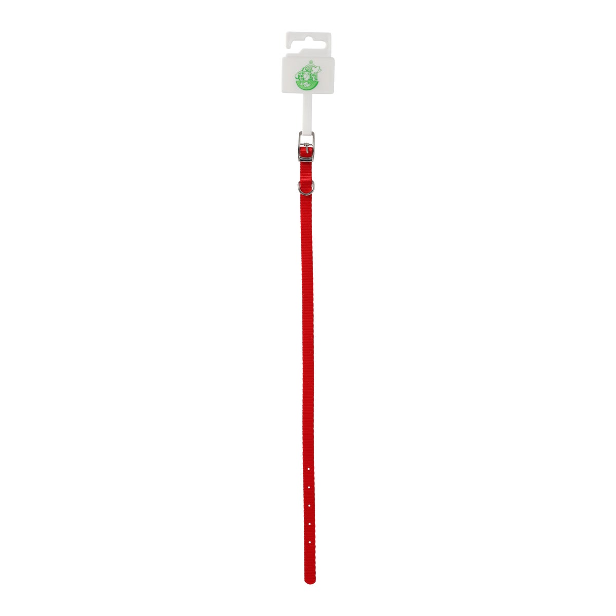 Halsband nylon rood 10mm 35cm Halsband nylon rood 10mm 35cm