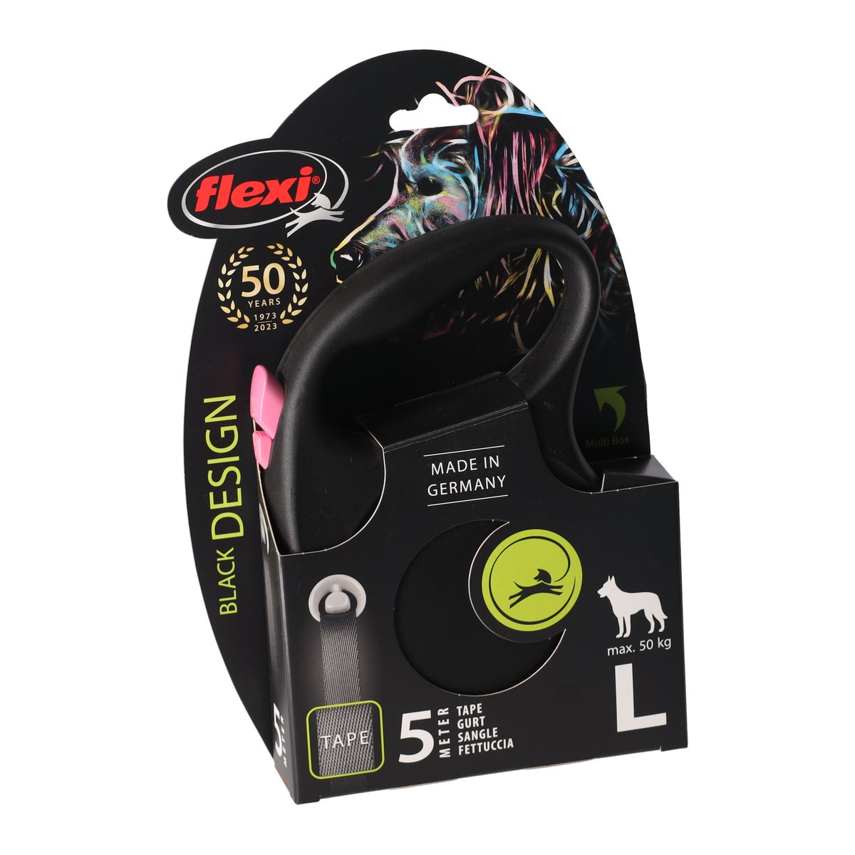 Rollijn Black Design Tape Roze Rollijn Black Design Tape Roze