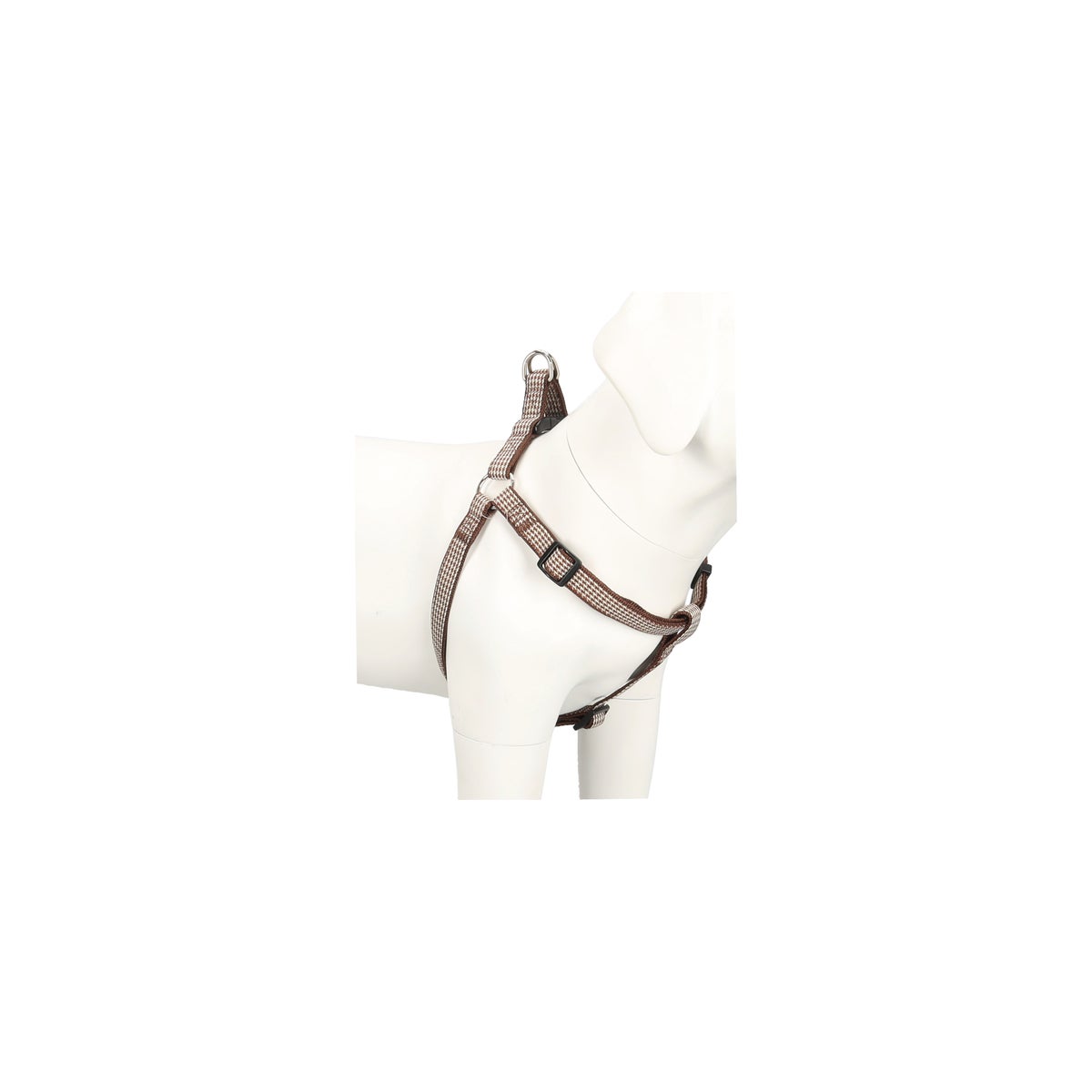 Hondentuig ruit bruin 20 mm 55-75 cm Hondentuig ruit bruin 20 mm 55-75 cm