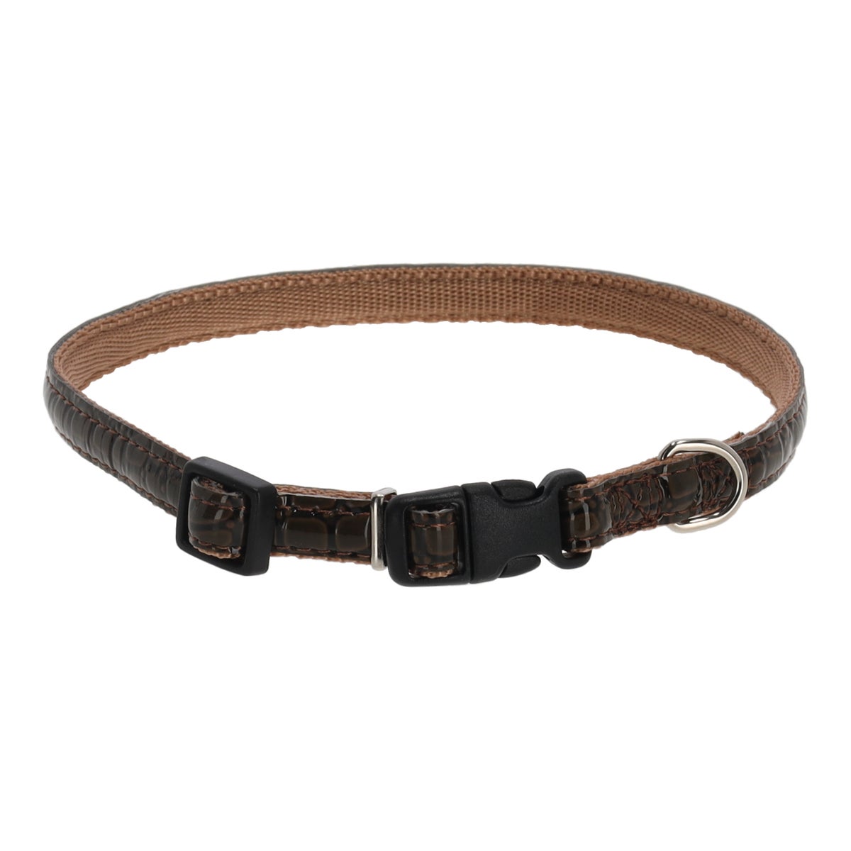 Halsband Kroko bruin Halsband Kroko bruin