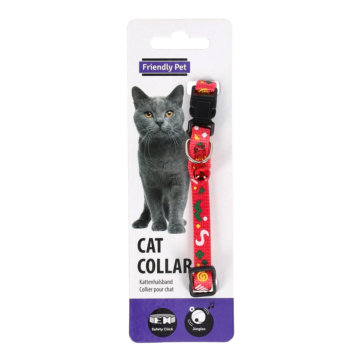 Halsband kat feest 10mm x 25-35cm Halsband kat feest 10mm x 25-35cm