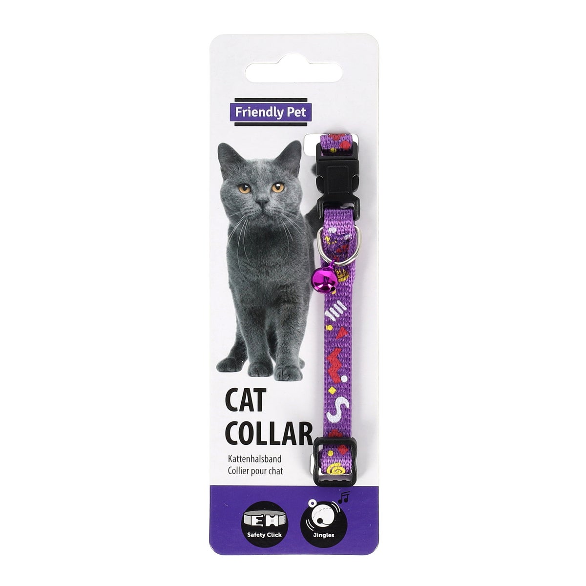 Halsband kat feest 10mm x 25-35cm Halsband kat feest 10mm x 25-35cm