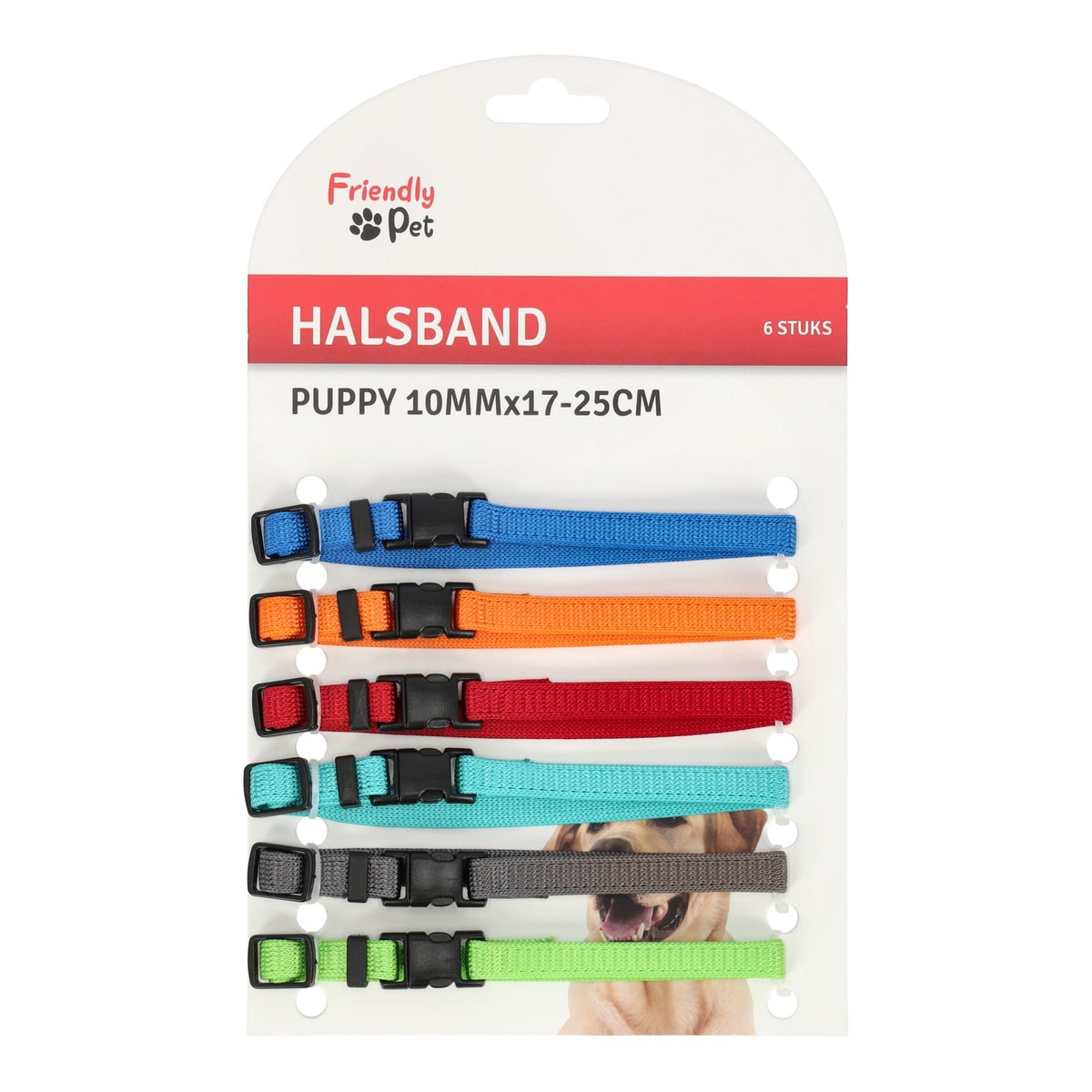 Halsband puppy 10mmx17-25cm 6st Halsband puppy 10mmx17-25cm 6st