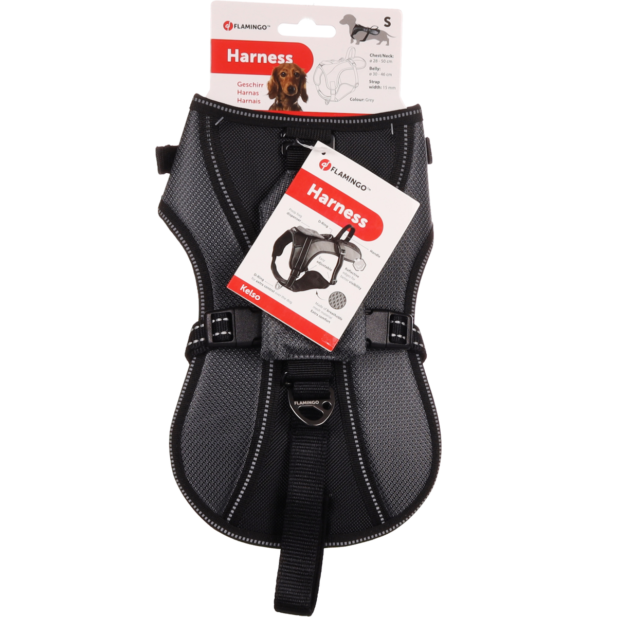 Harnas Kelso grijs Harnas Kelso grijs