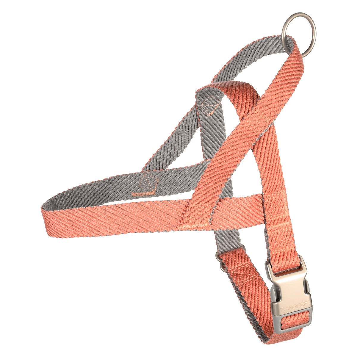 Harnas noors Elly zalmroze XL 25 mm 65-85 cm Harnas noors Elly zalmroze XL 25 mm 65-85 cm