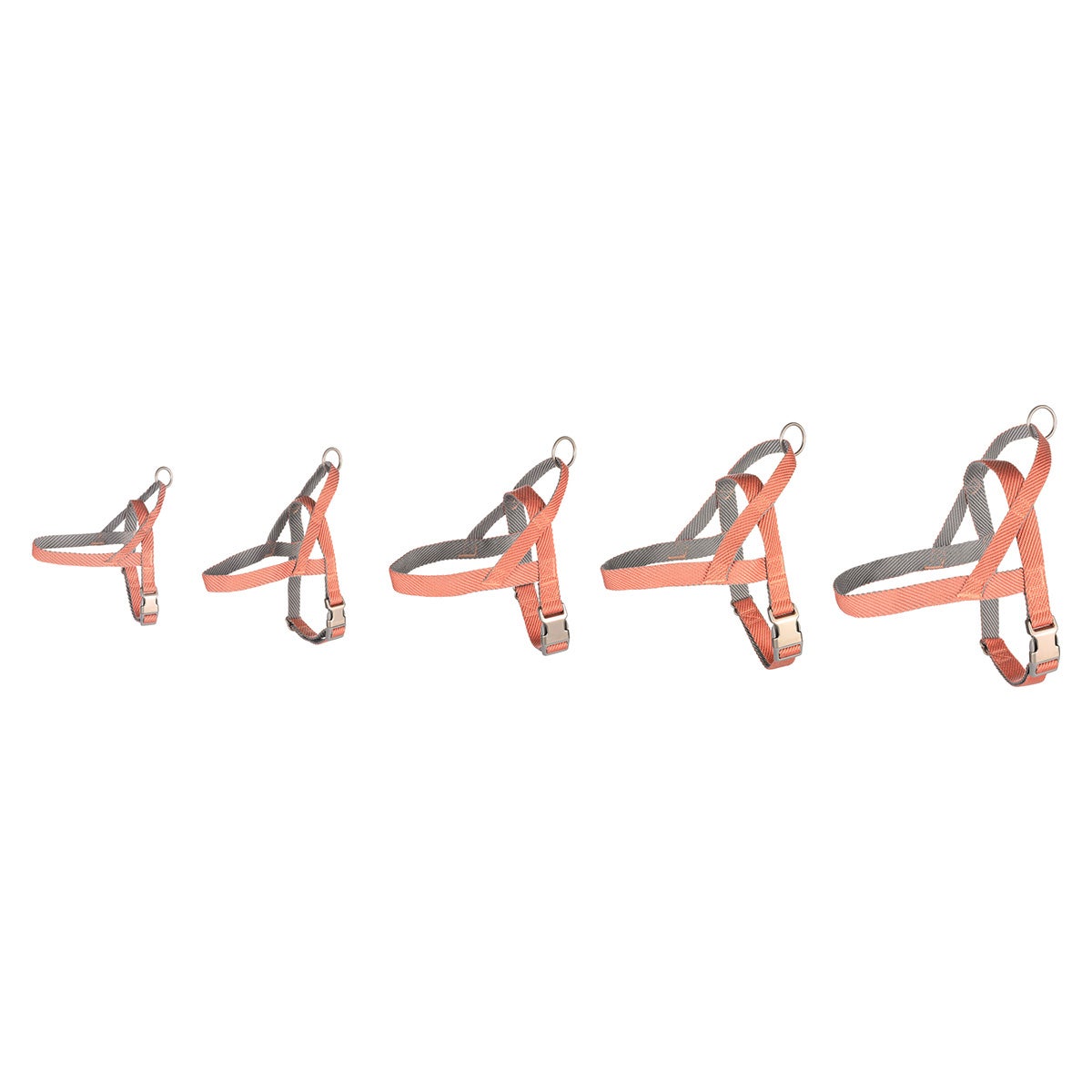 Harnas noors Elly zalmroze XL 25 mm 65-85 cm Harnas noors Elly zalmroze XL 25 mm 65-85 cm