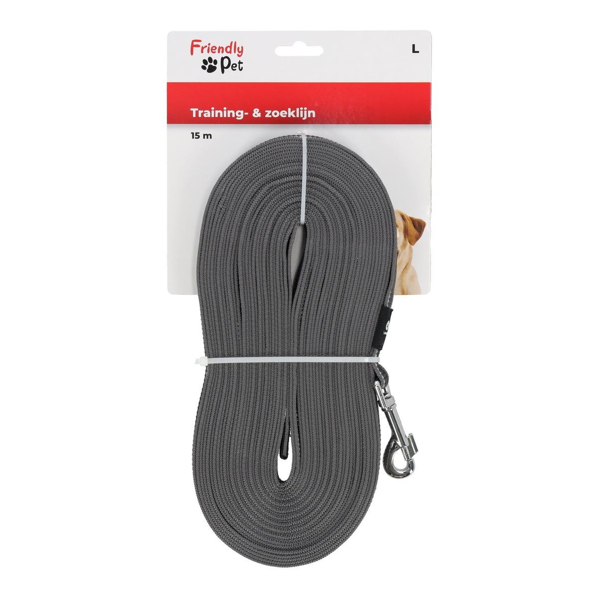 Trainingslijn Xeno donkergrijs L 20mm 15m Trainingslijn Xeno donkergrijs L 20mm 15m