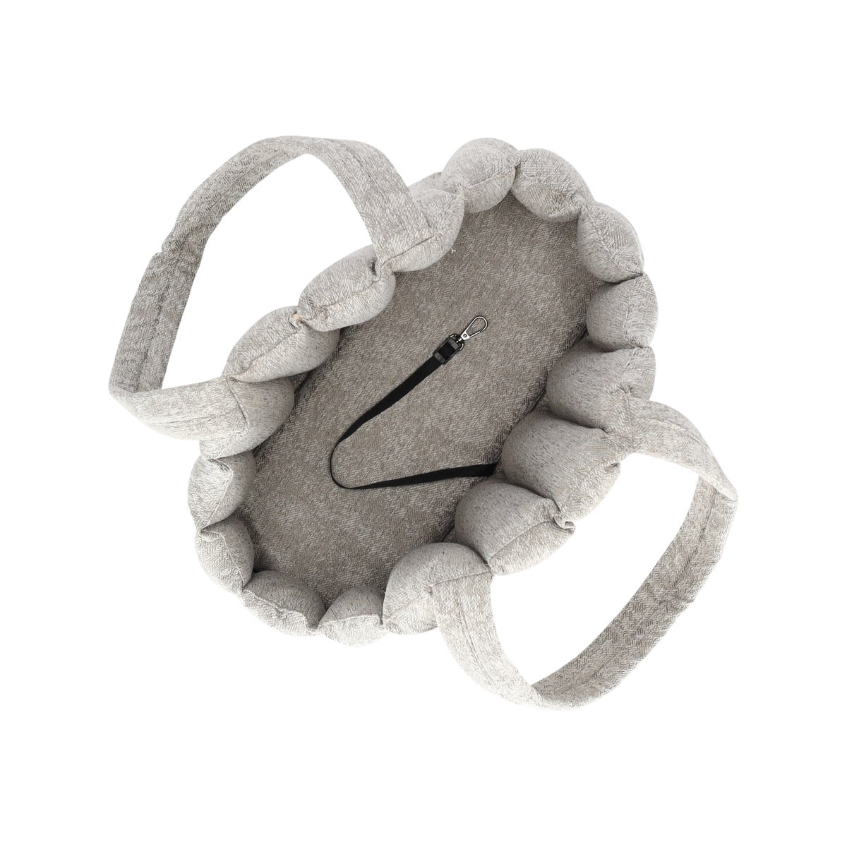 Draagtas Gilian lichtgrijs 43x23x35cm FP Draagtas Gilian lichtgrijs 43x23x35cm FP