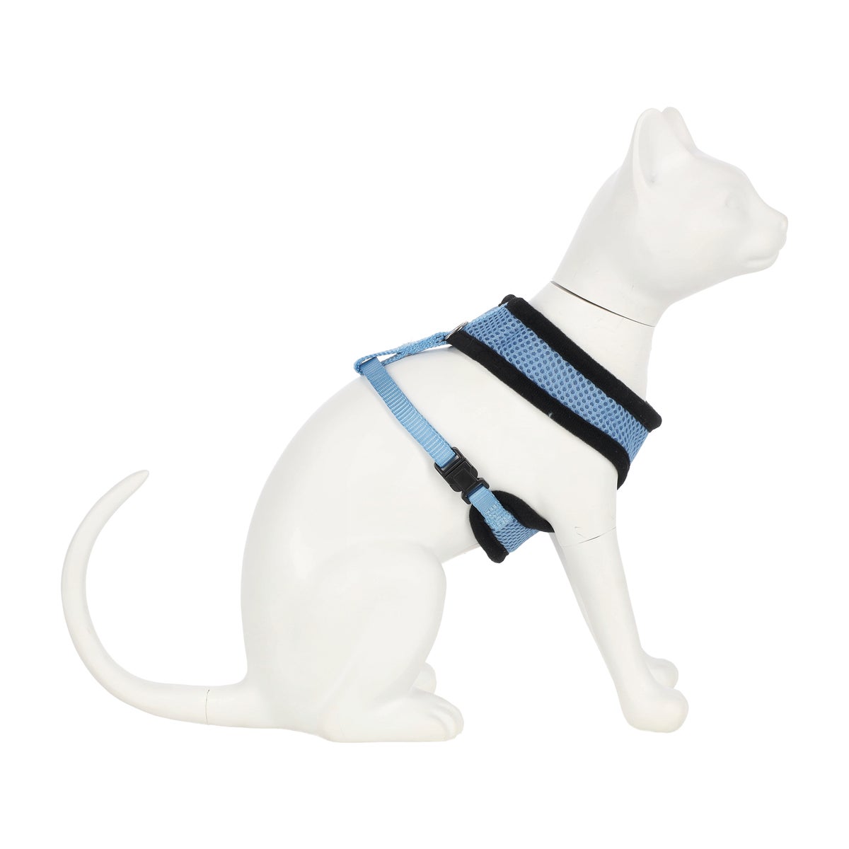 Harnas met looplijn kitten blauw 28 cm Harnas met looplijn kitten blauw 28 cm