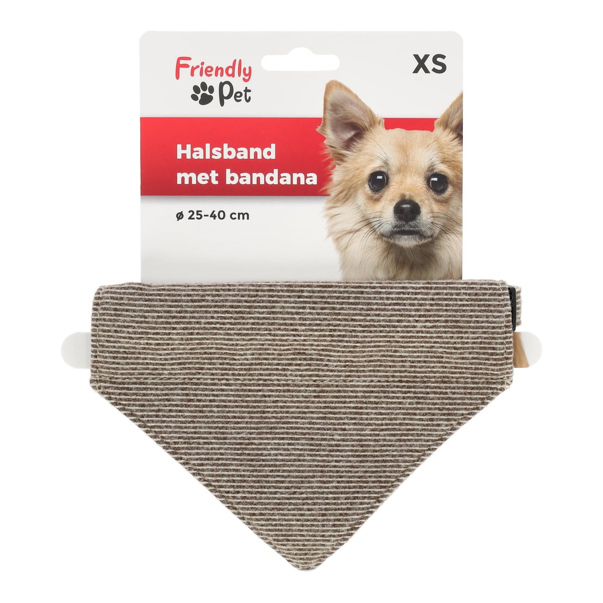 Halsband Hond bandana lichtbruin XS Halsband Hond bandana lichtbruin XS