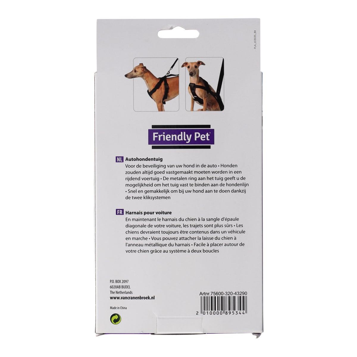 Hondentuig auto Friendly Pet Hondentuig auto Friendly Pet