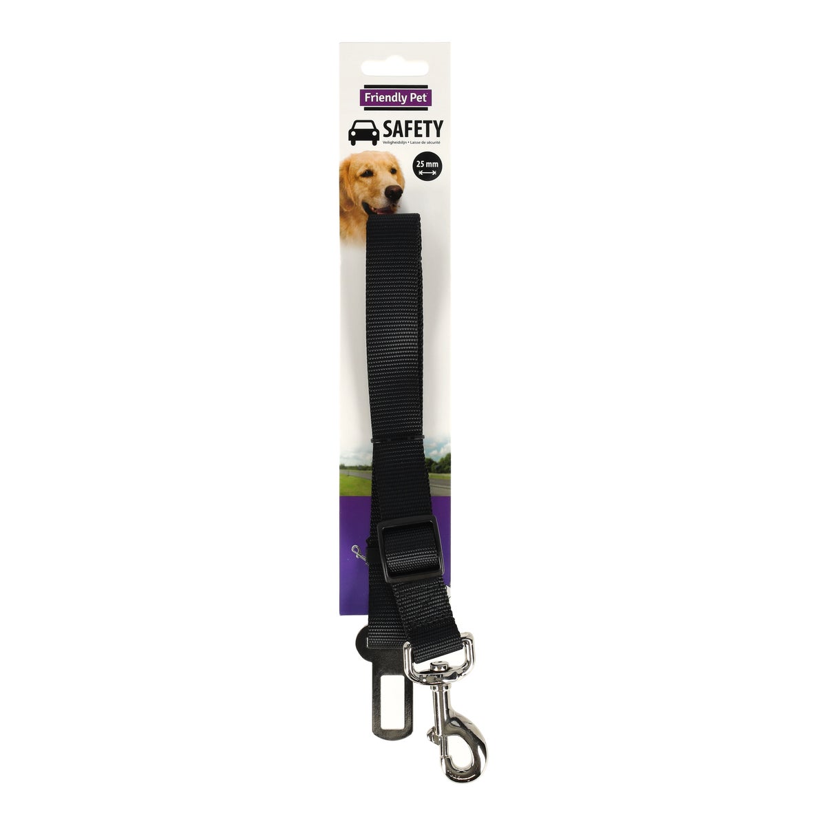 Gordel auto 25mm Friendly Pet Gordel auto 25mm Friendly Pet