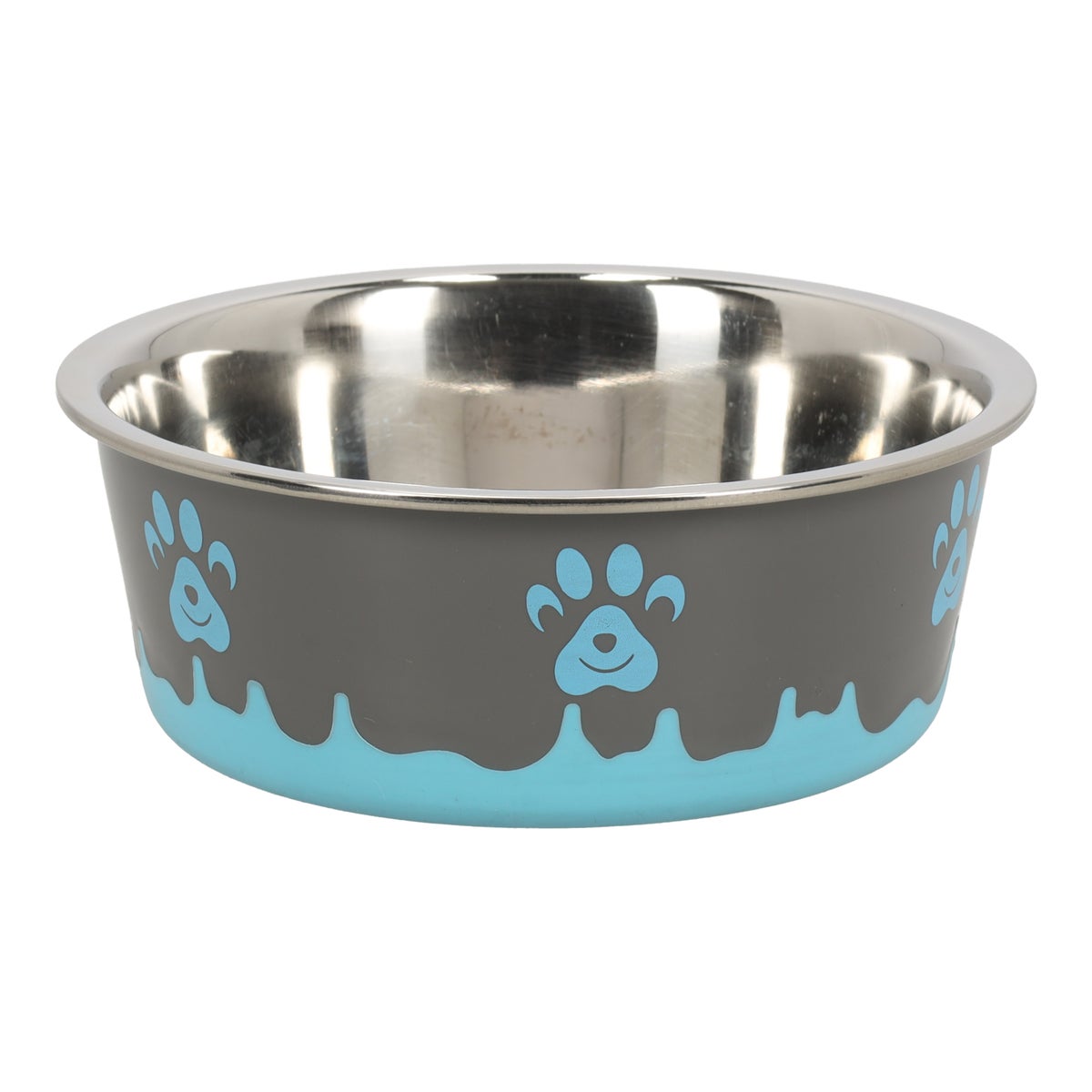 Voederbak 17cm Splash blauw Voederbak 17cm Splash blauw