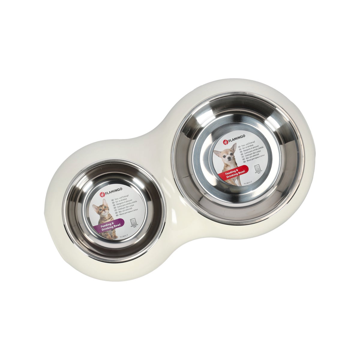 Voerbak royal Doblo wit Voerbak royal Doblo wit