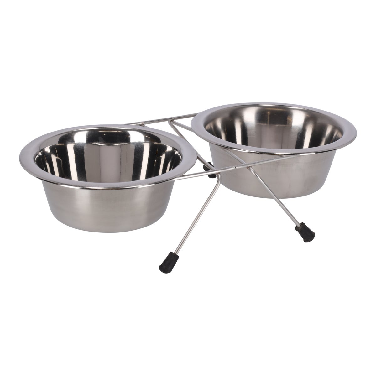 Voederbak duo met houder 13cm RW006 Voederbak duo met houder 13cm RW006