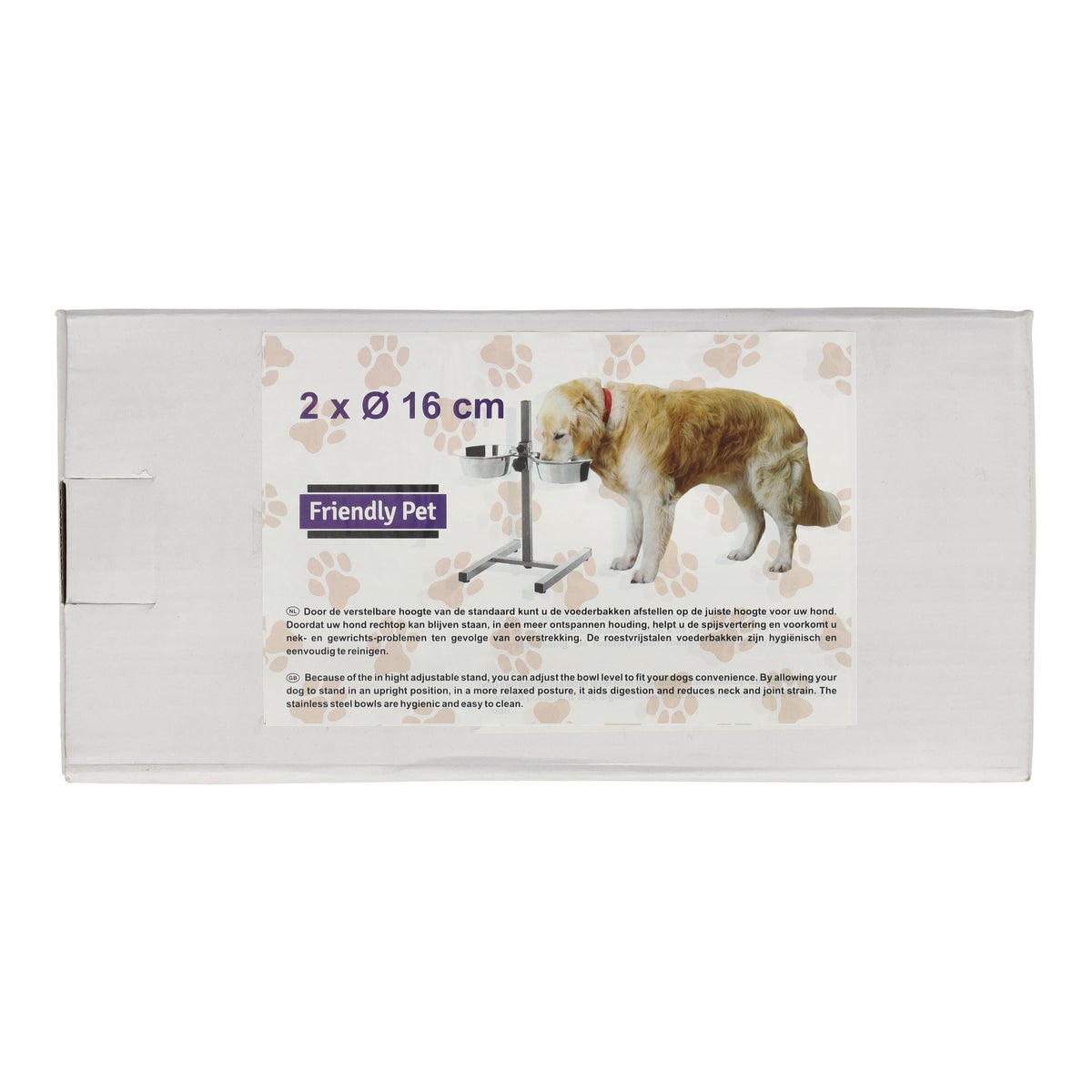 Voederbak duo met staander S RW007 Voederbak duo met staander S RW007