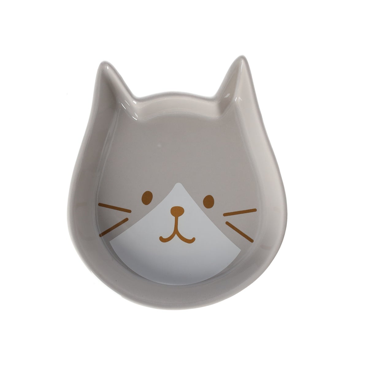 Voerbak kat Kapo keram grijs 250ml Voerbak kat Kapo keram grijs 250ml