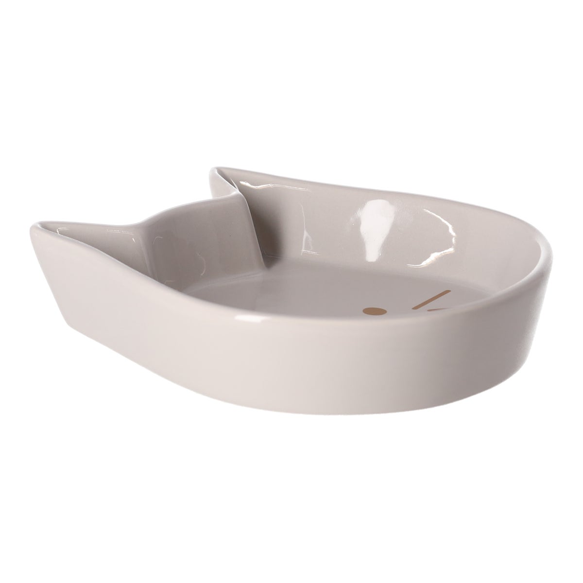 Voerbak kat Kapo keram grijs 250ml Voerbak kat Kapo keram grijs 250ml