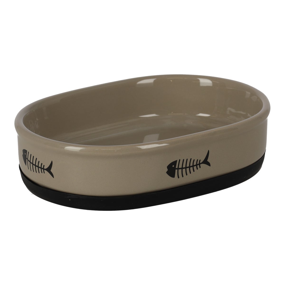 Voerbak kat Auri keram taupe 550ml FP Voerbak kat Auri keram taupe 550ml FP