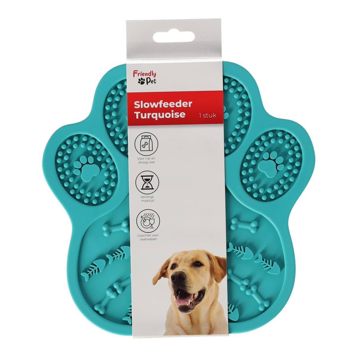 Slowfeeder turquoise Friendly Pet Slowfeeder turquoise Friendly Pet