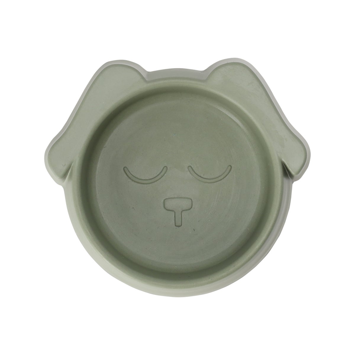 Voederbak hond 15x13cm groen Voederbak hond 15x13cm groen