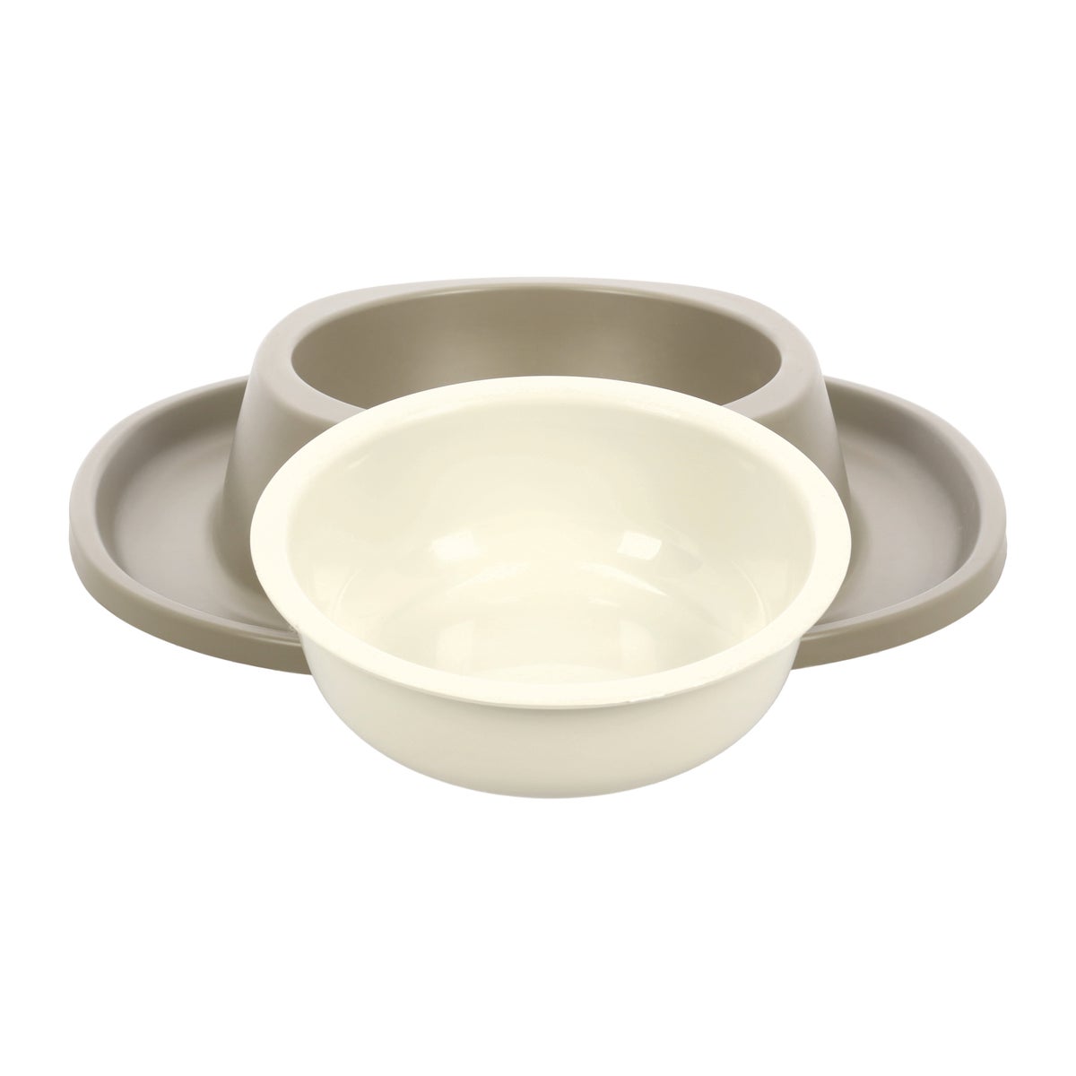 Voerbak Ilko S taupe 600ml FP Voerbak Ilko S taupe 600ml FP