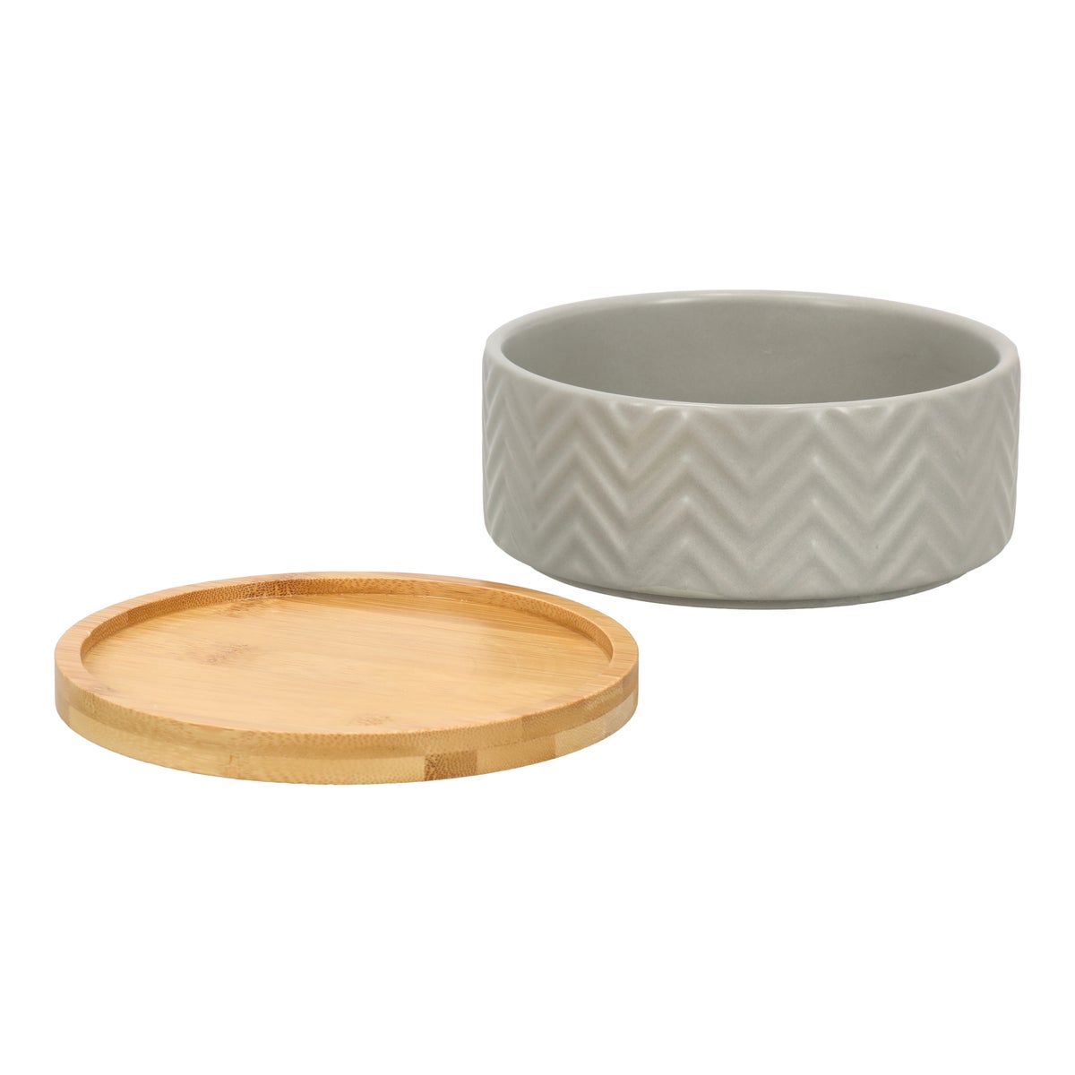 Voerbak Bianco 990ml grijs Voerbak Bianco 990ml grijs