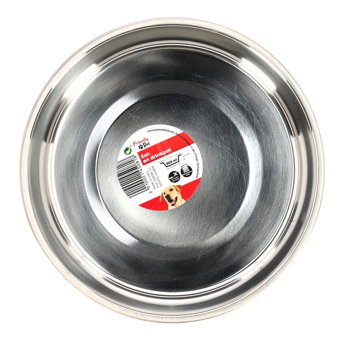 Voerbak Kena zwart 800ml Voerbak Kena zwart 800ml