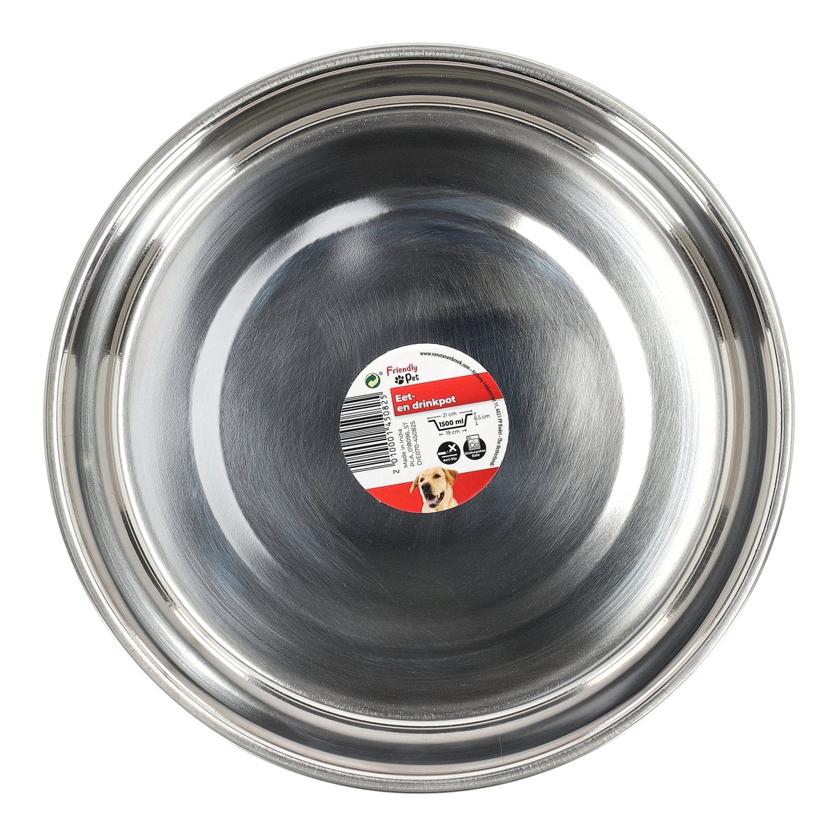 Voerbak Kena zwart 1500ml Friendly Pet Voerbak Kena zwart 1500ml Friendly Pet
