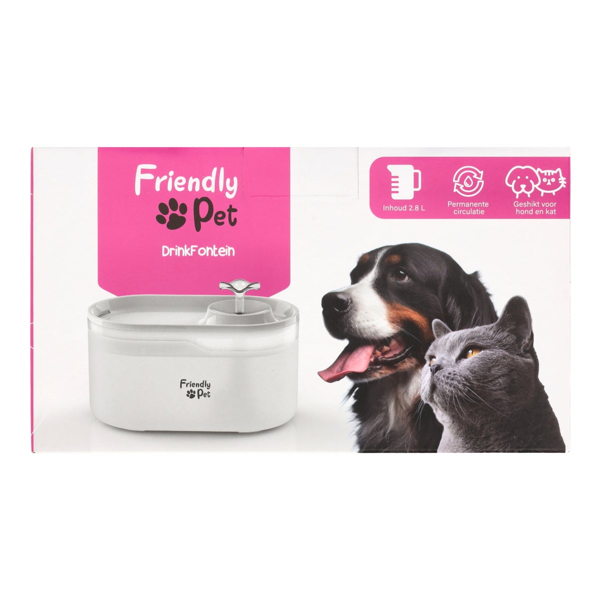 Drinkfontein 2.8L wit Drinkfontein 2.8L wit