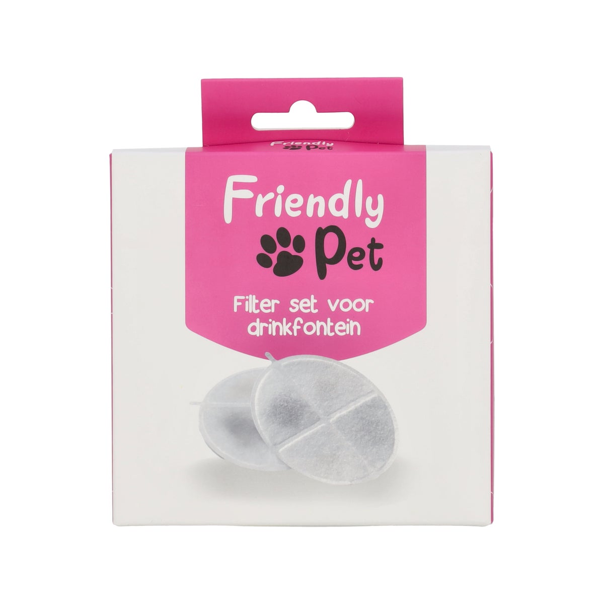 Filterset voor drinkfontein 2.8L wit Filterset voor drinkfontein 2.8L wit