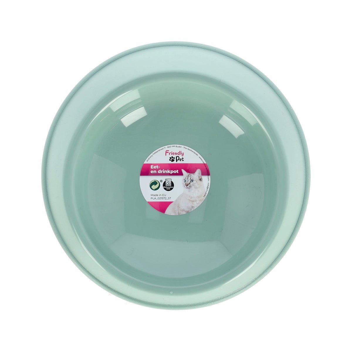 Eet- en drinkpot rond 250 ml groen Eet- en drinkpot rond 250 ml groen