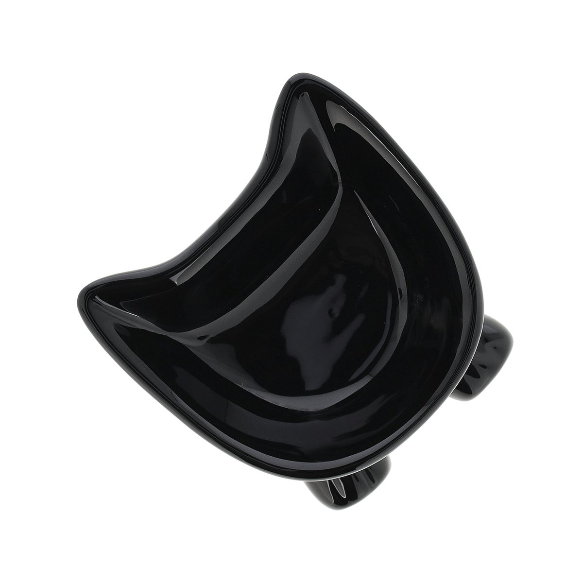 Eet-drinkpot 11 x 11 x 12 cm 120 ml zwart Eet-drinkpot 11 x 11 x 12 cm 120 ml zwart