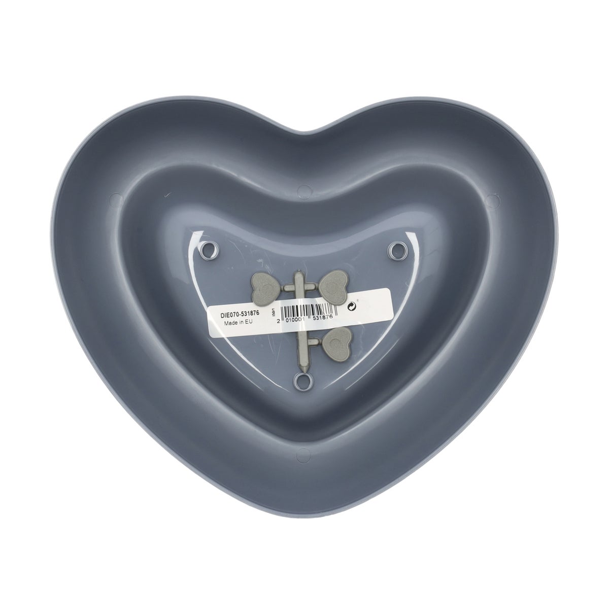 Eet en drinkpot hart blauw 750ml Eet en drinkpot hart blauw 750ml