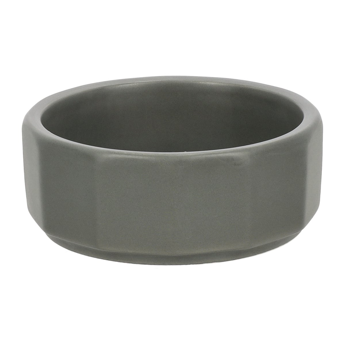 Eet- en drinkpot rond grijs 300 ml Eet- en drinkpot rond grijs 300 ml