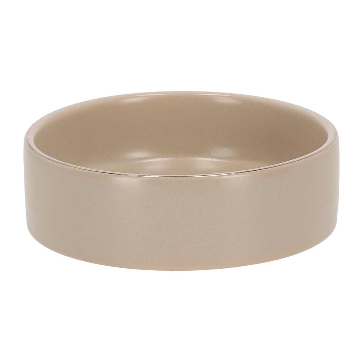 Eet- en drinkpot rond beige 200 ml Eet- en drinkpot rond beige 200 ml