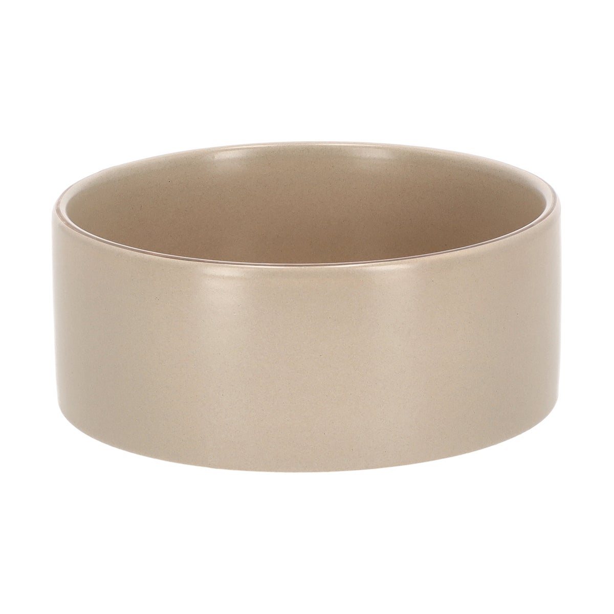 Eet- en drinkpot rond beige 800 ml Eet- en drinkpot rond beige 800 ml