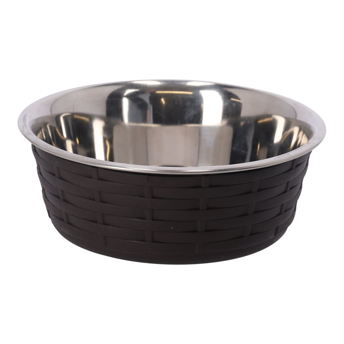 Voederbak vlechtwerk bruin 17cm Voederbak vlechtwerk bruin 17cm