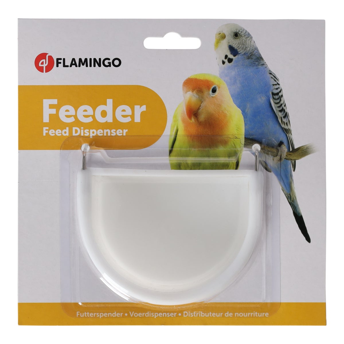 Voerbakje + metalen haken 11cm Voerbakje + metalen haken 11cm