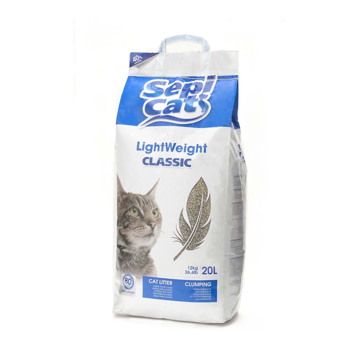 Kattenbakvulling light klump 20 L Sepicat Kattenbakvulling light klump 20 L Sepicat