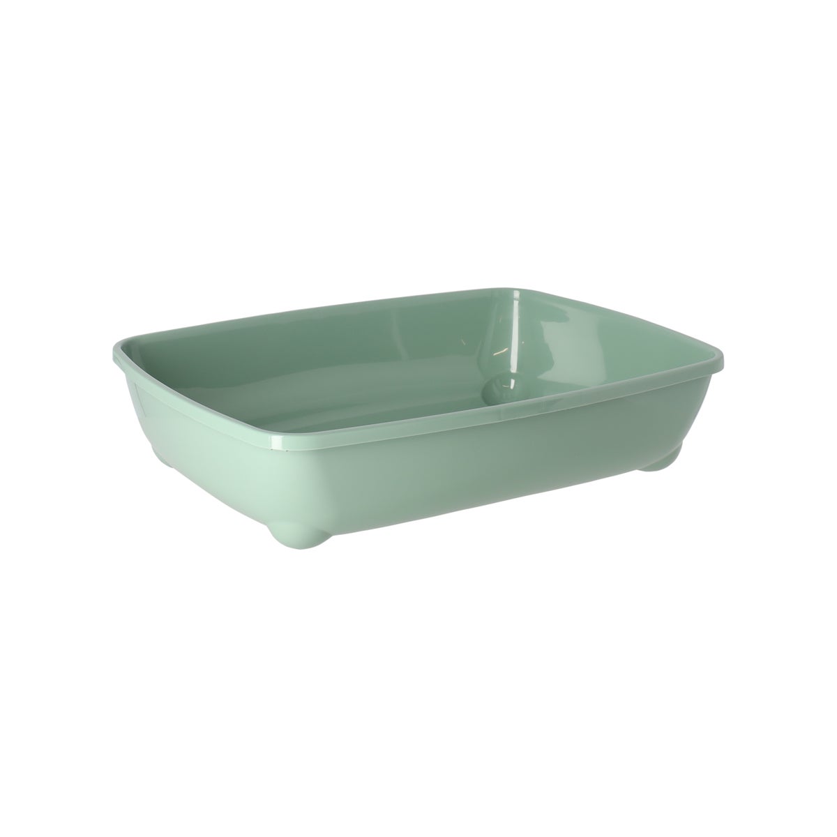 Kattenbak flip classic 57cm muntgroen Kattenbak flip classic 57cm muntgroen