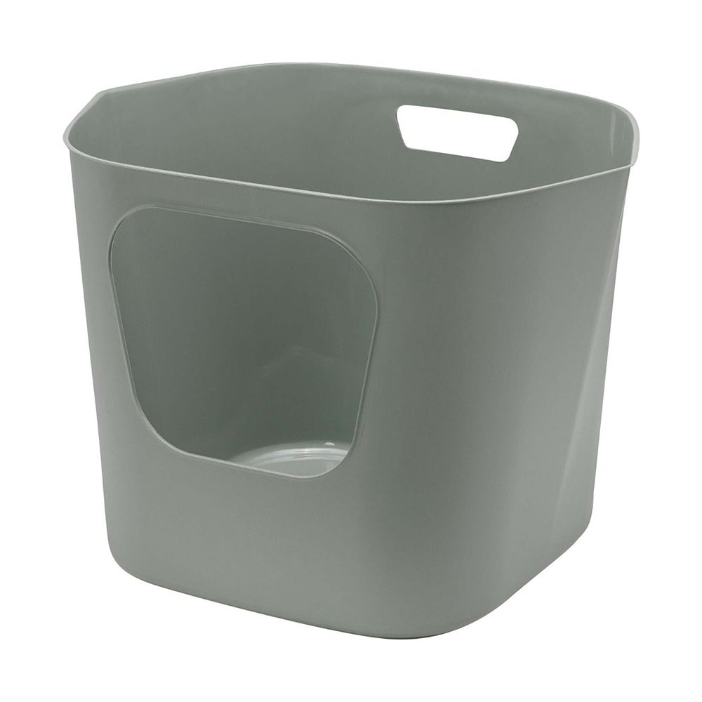 Kattenbak Lotus olijfgroen Kattenbak Lotus olijfgroen