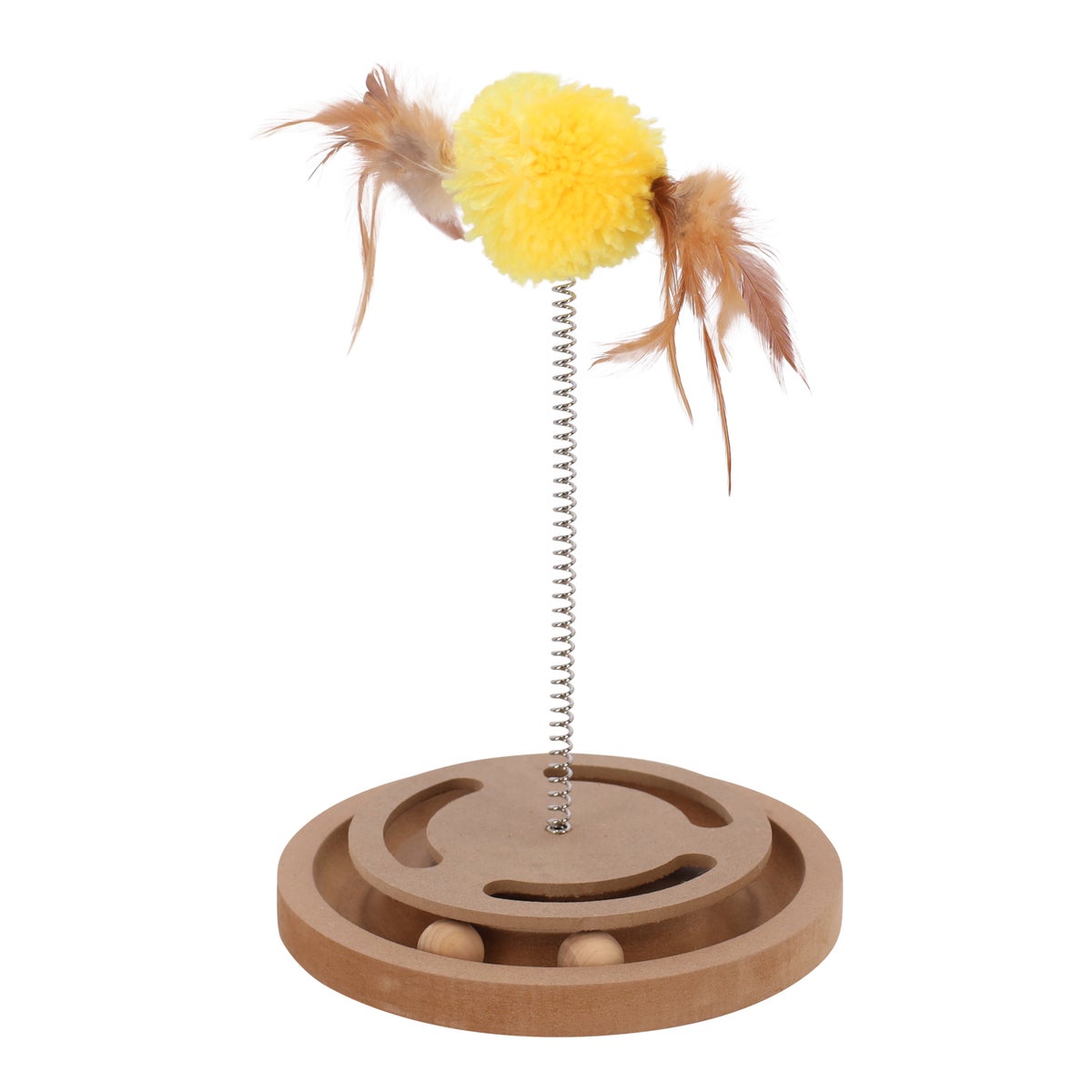 Kattenspeeltje denkspel met veer Kattenspeeltje denkspel met veer