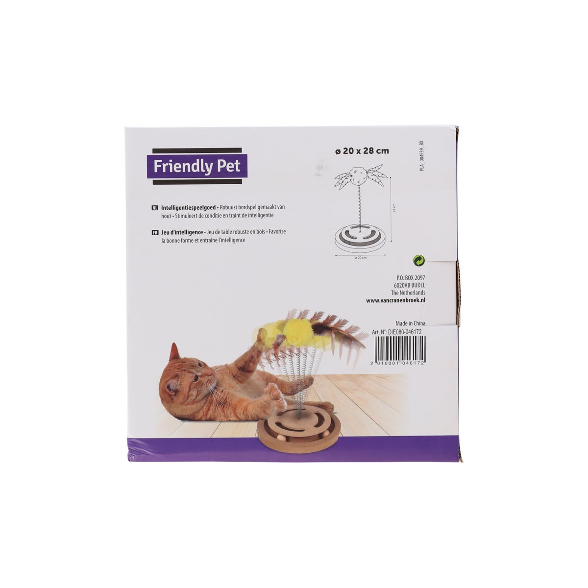 Kattenspeeltje denkspel met veer Kattenspeeltje denkspel met veer