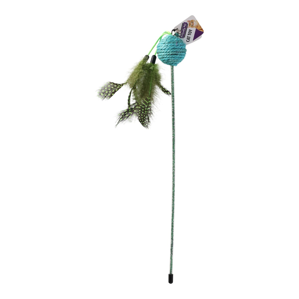 Kattenspeeltje hengel Glitty met bal 42 cm assorti Kattenspeeltje hengel Glitty met bal 42 cm assorti